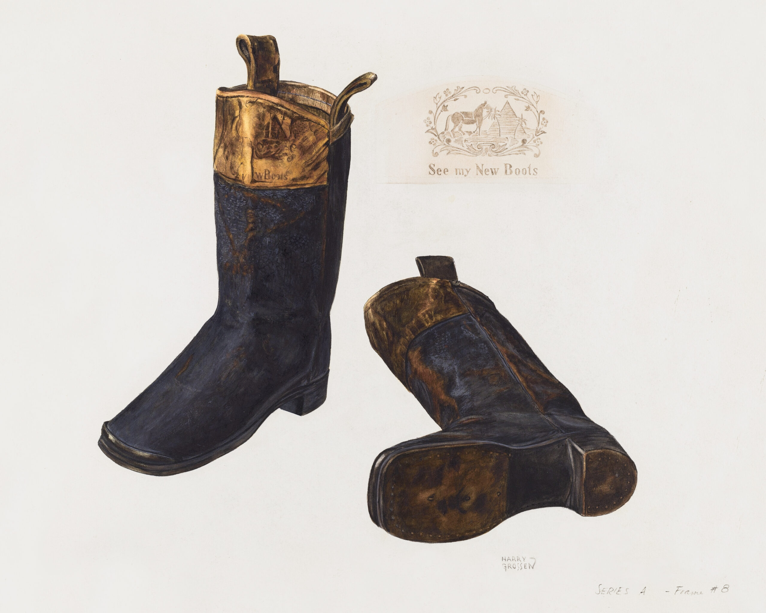 Boots of Spanish leather
